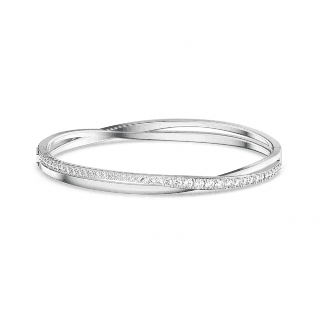 Swarovski Hyperbola Rhodium Plated Bangle 5565210