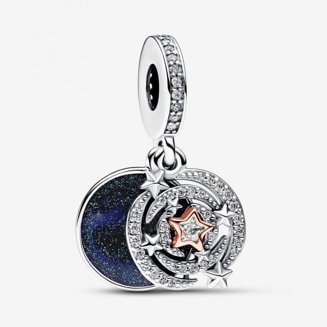 Pandora Two-tone Shooting Star Double Charm 782975C01