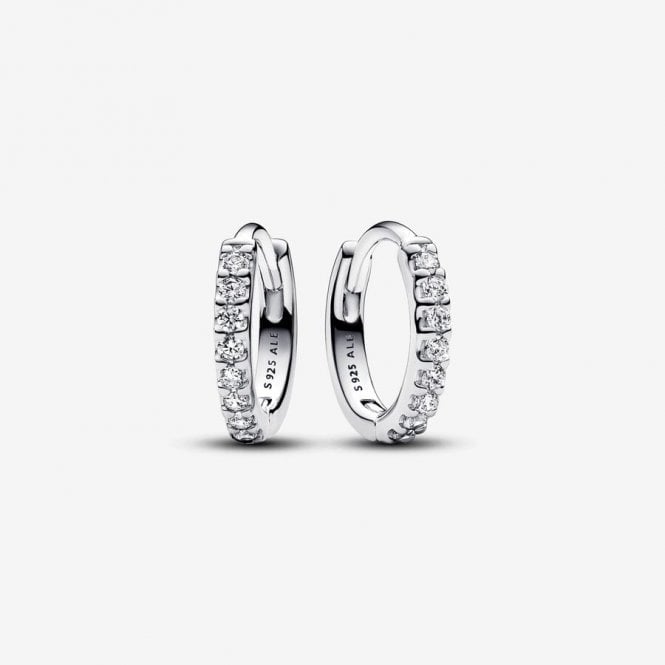 Pandora Sparkling Huggie Hoop Earrings 293015C01