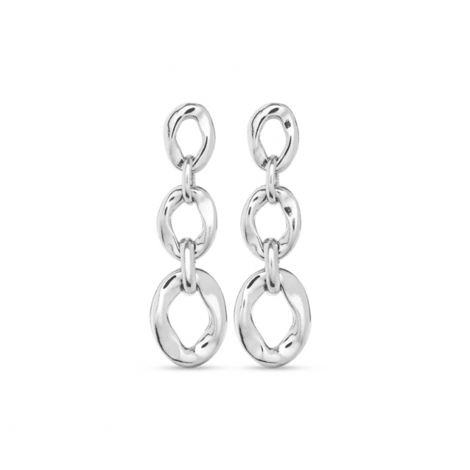 UNOde50 Silver Plated Yolo Earrings PEN0919MTL0000U