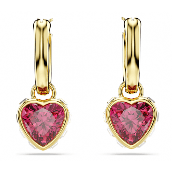 Swarovski Chroma Heart Drop Earrings 5684760