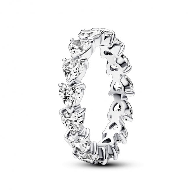 Pandora Row of Hearts Eternity Ring 193103C01
