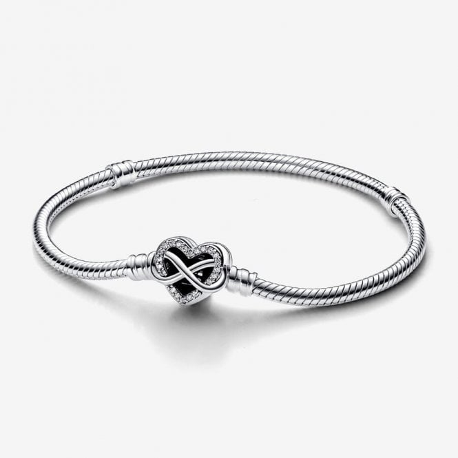 Pandora Moments Infinity Heart Clasp Bracelet 562645C01
