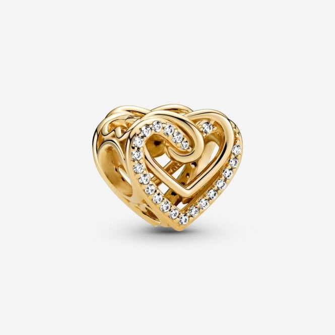 Pandora Sparkling Entwined Hearts Charm 769270C01