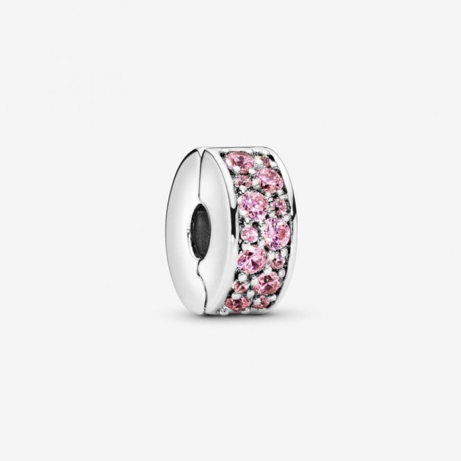 Pandora Pink Pavé Clip Charm 791817PCZ