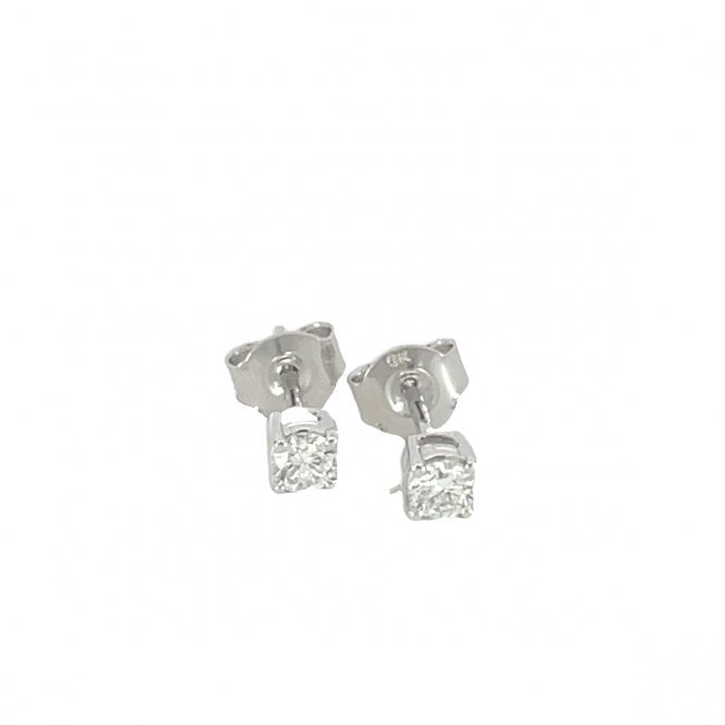 MCN Fine Jewellery White Gold 0.30CT Lab Grown Diamond Earrings