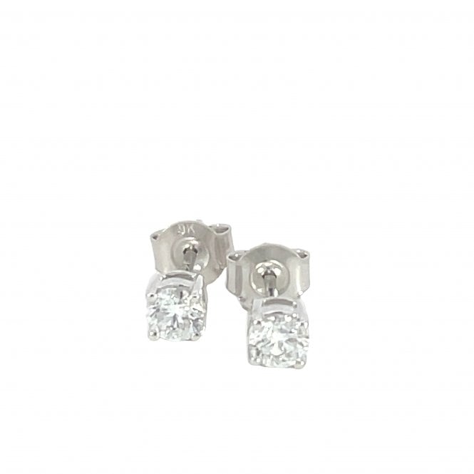 MCN Fine Jewellery White Gold 0.50CT Lab Grown Diamond Earrings
