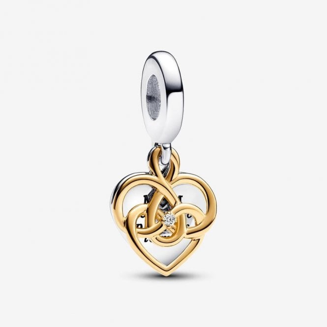 Pandora Lab-grown Diamond Mum Double Dangle Charm 763237C01