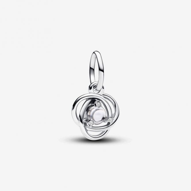 Pandora April Eternity Circle Dangle Charm 793125C04