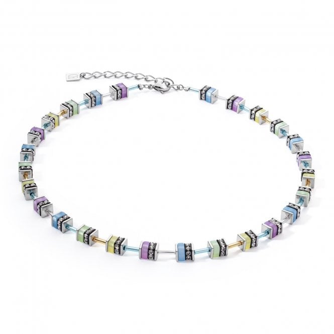 Coeur de Lion Sparkling Pastel Multicolour Necklace 4409101537