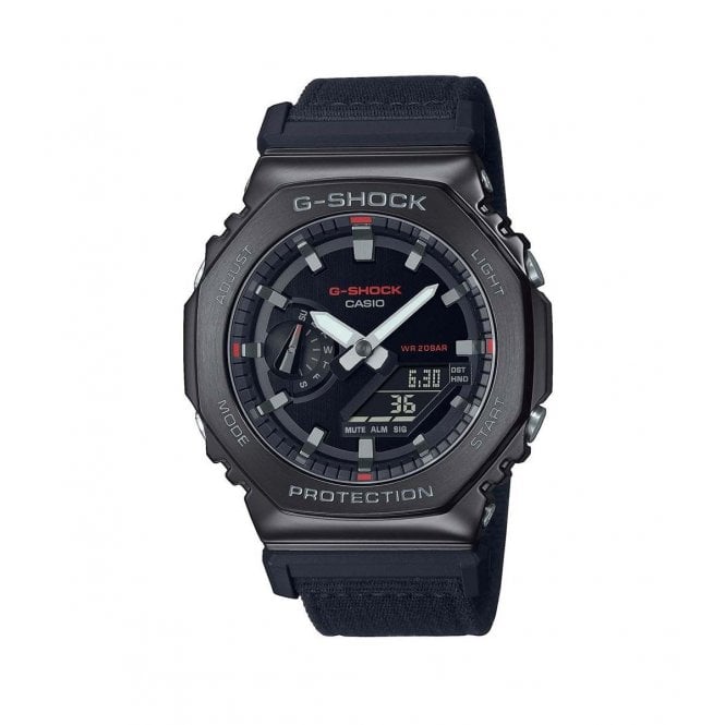 Casio G-Shock G-Shock Utility Metal Black & Red Watch GM-2100CB-1AER