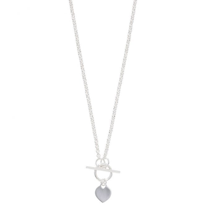 MCN Jewellery T-bar Chunky Heart Necklace SN077A