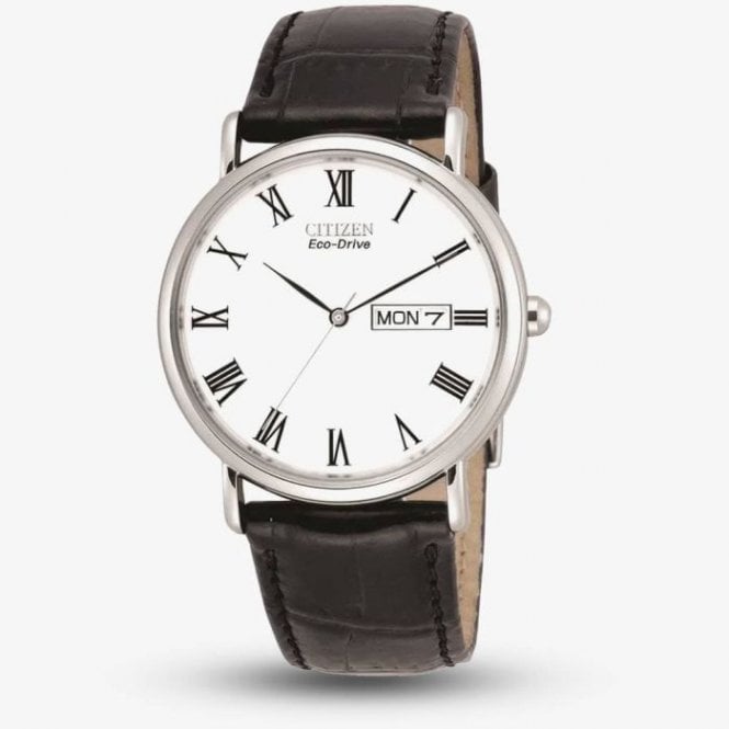 Citizen Watches Citizen Stiletto Black Leather Strap Watch BM8240-11A