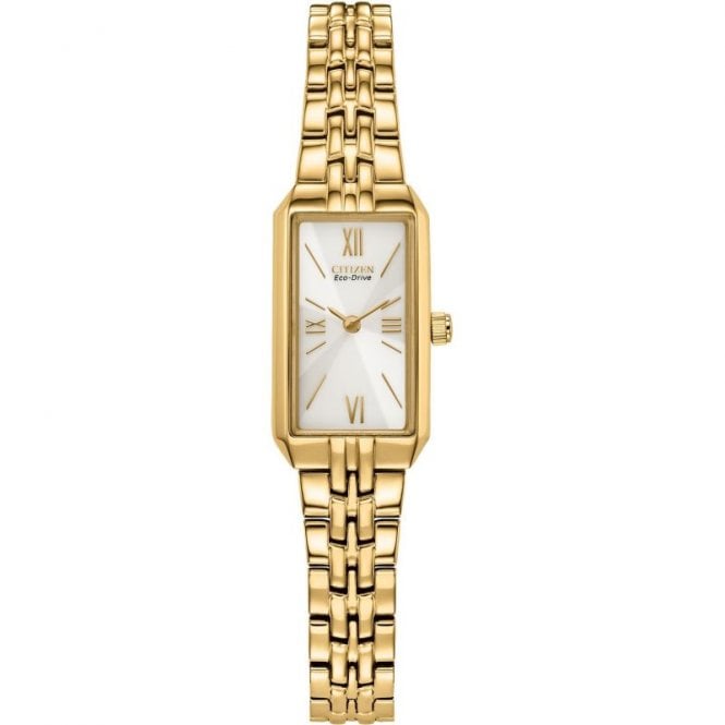 Citizen Watches Citizen Silhouette Gold Tone Eco Drive Watch EG2693-51P