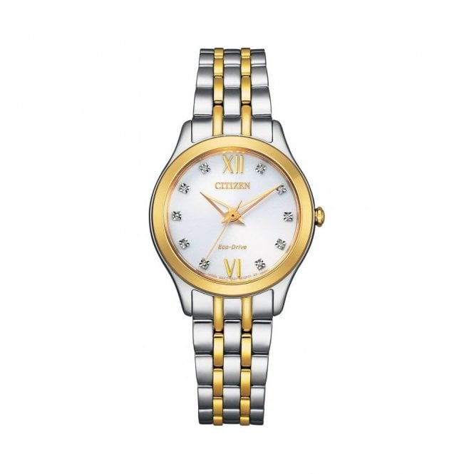 Citizen Watches Citizen Eco Drive Two Tone Watch EM1014-50A