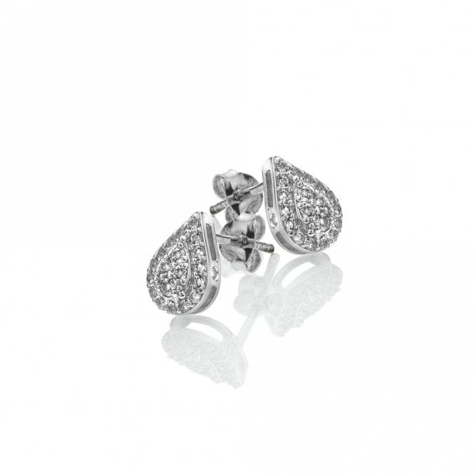 Hot Diamonds Glimmer White Topaz Earrings DE736