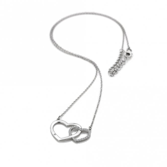 Hot Diamonds Striking Heart Necklace DN128
