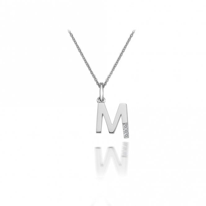 Hot Diamonds Letter M Pendant DP413