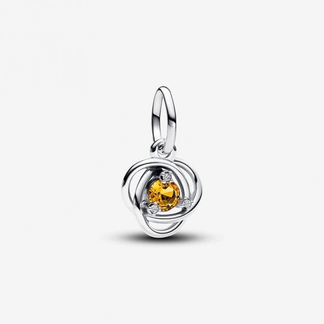 Pandora November Eternity Circle Dangle Charm 793125C11