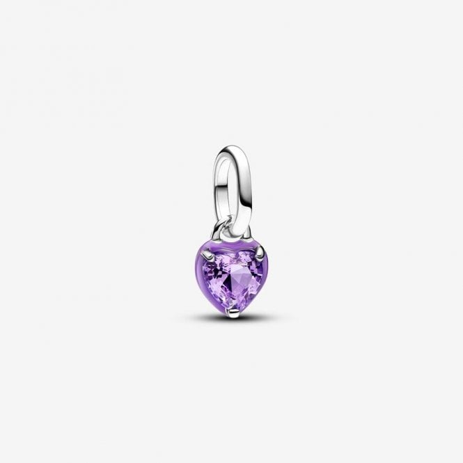 Pandora ME Purple Chakra Heart Mini Dangle Charm 793042C04