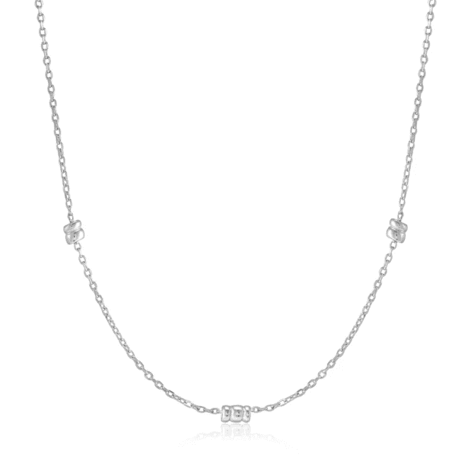 Ania Haie Silver Smooth Twist Chain Necklace N038-02H
