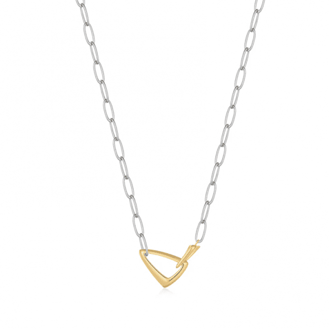 Ania Haie Silver Arrow Link Chunky Chain Necklace N049-04T