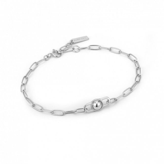 Ania Haie Silver Orb Link Chunky Chain Bracelet B045-02H