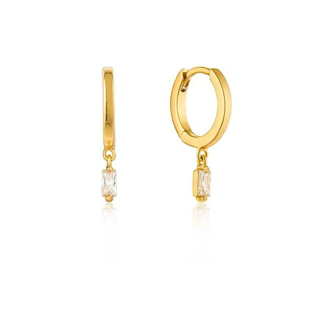Ania Haie Gold Glow Huggie Hoops E018-09G