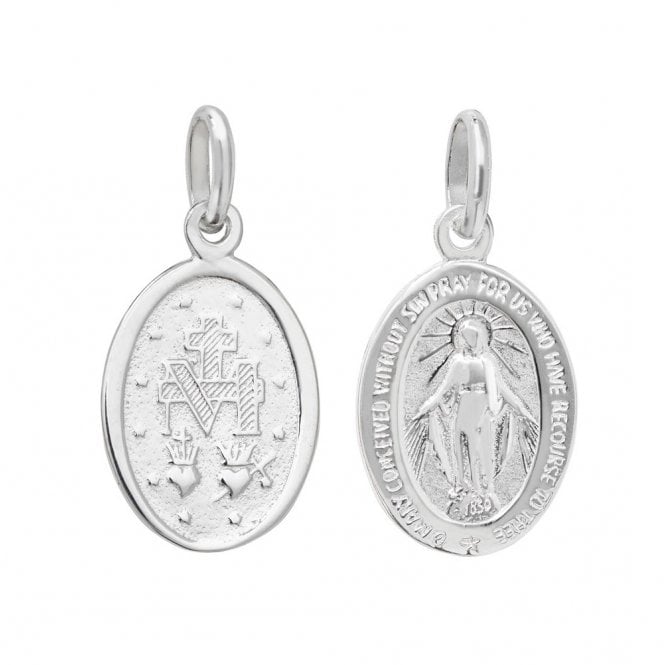 MCN Jewellery Silver Miraculous Medal Pendant