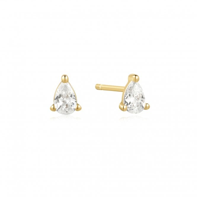 Ania Haie Gold Pear Studs E056-01G