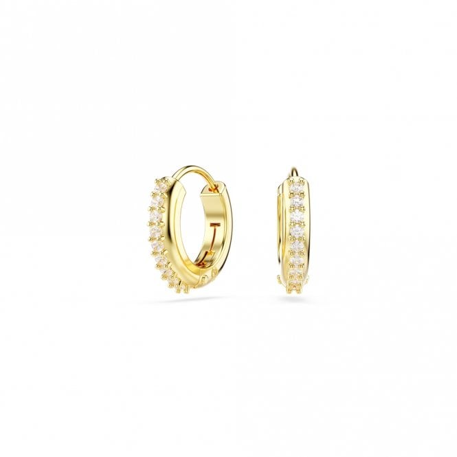 Swarovski Matrix Gold Mini Hoop Earrings 5697228