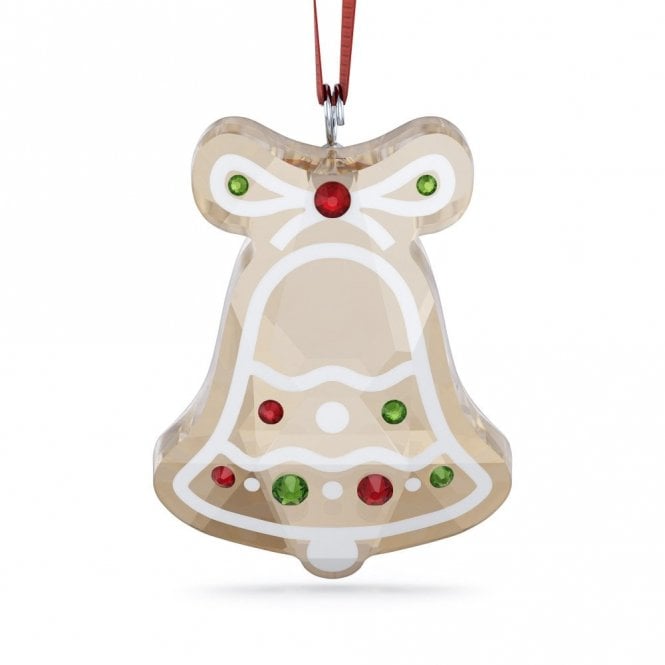 Swarovski Holiday Cheers Gingerbread Bell Ornament 5681580