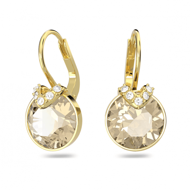 Swarovski Bella V Gold Tone Drop Earrings 5662093