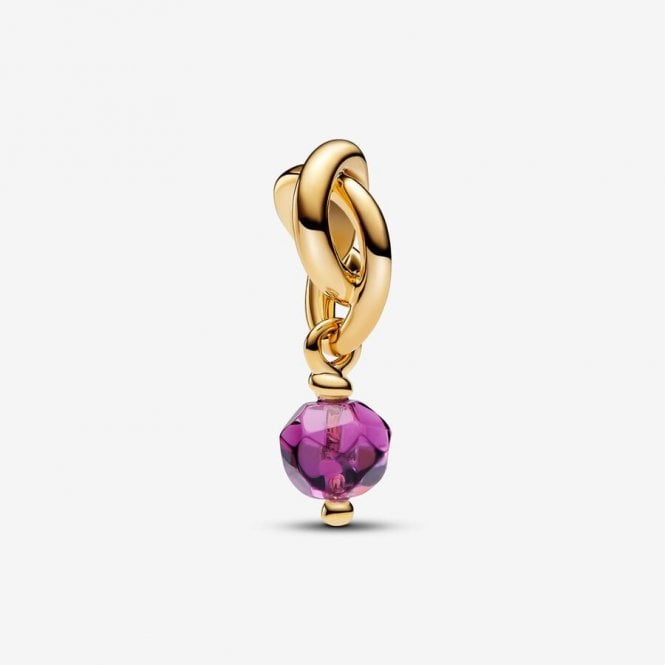 Pandora February Birthstone Eternity Dangle Charm 763462C02