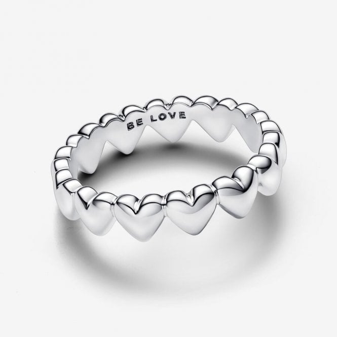Pandora Row of Hearts Ring 193427C00