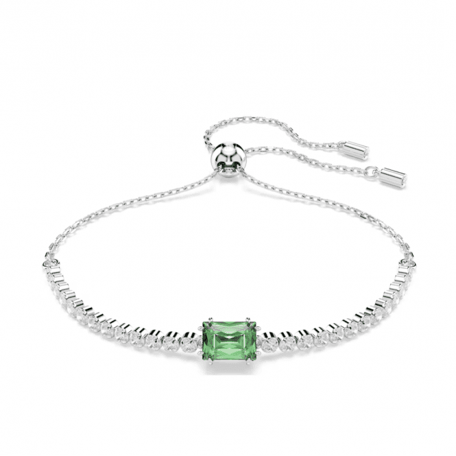 Swarovski Matrix Green Mixed Cuts Tennis Bracelet 5693411