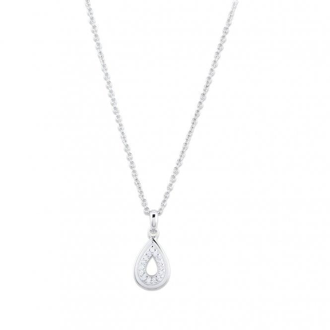 Unique Jewellery Unique & Co Sparkling Open Teardrop Necklace MK-929