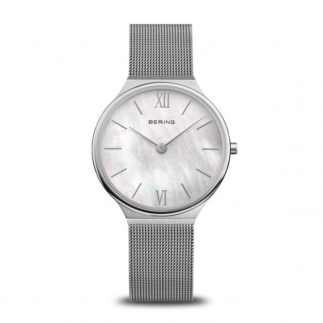 Bering Ultra Slim Mother of Pearl Dial Ladies Watch 18434-000