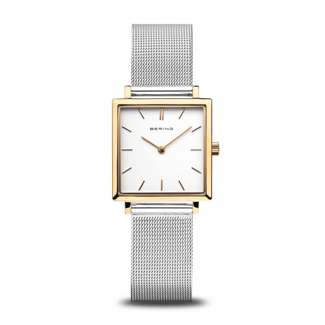 Bering Square White Dial Classic Ladies Watch 18226-010