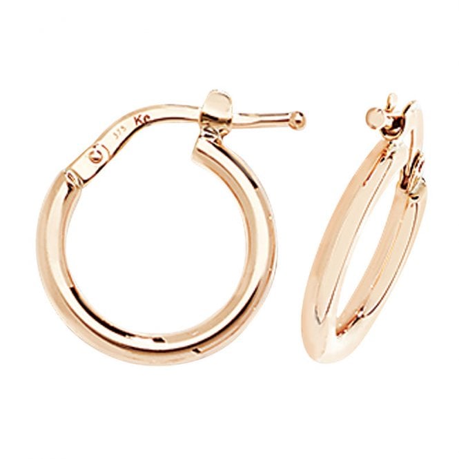 MCN Fine Jewellery Small Round Gold Hoops