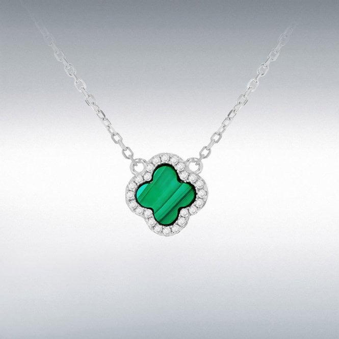 MCN Jewellery Malachite Petal Necklace