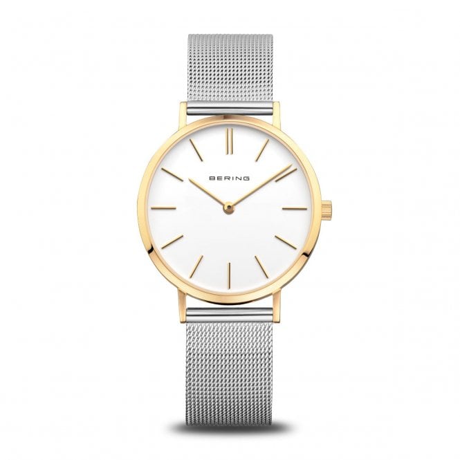 Bering Classic Polished Gold Watch 14134-010