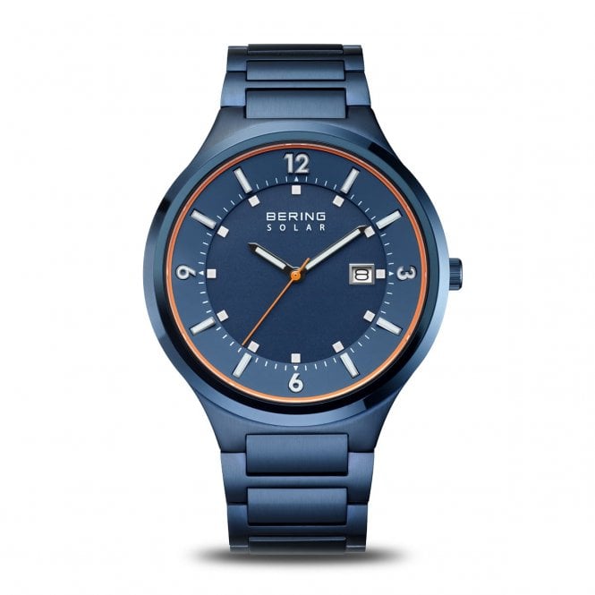 Bering Solar Brushed Blue Watch 14442-797