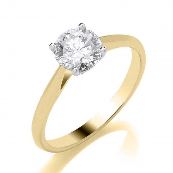 MCN Fine Jewellery Gold Lab Grown Diamond 0.50CT Solitaire Ring