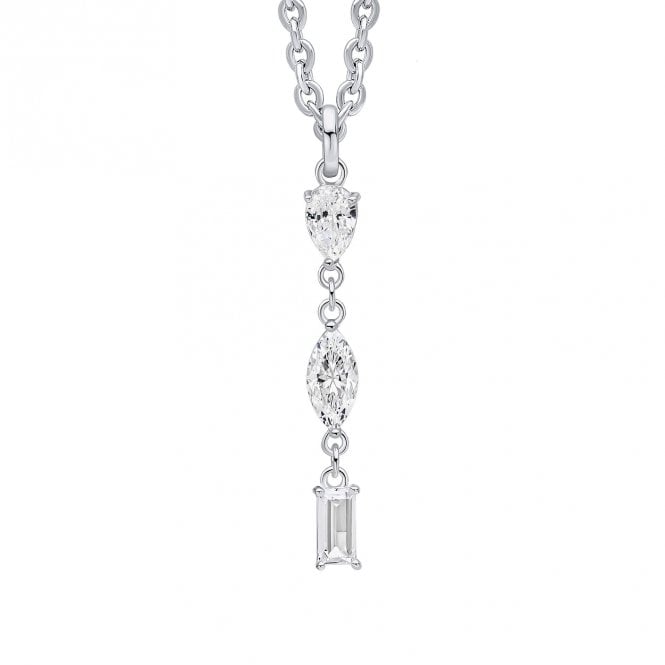 MCN Jewellery Mixed Shapes Long Pendant P5451C