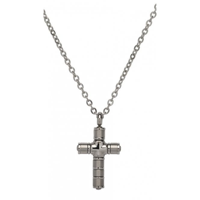 Unique Jewellery Unique & Co Steel Cross Necklace AN-101