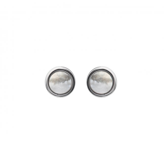 Unique Jewellery Unique & Co Silver Mother of Pearl Stud Earrings ME-860