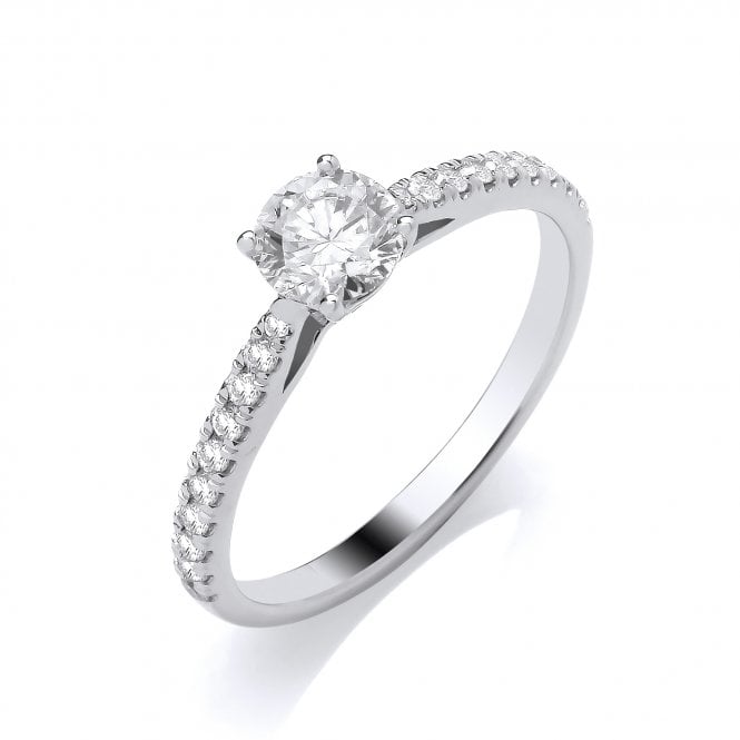MCN Fine Jewellery Round Brilliant Cut Lab Grown Diamond Ring