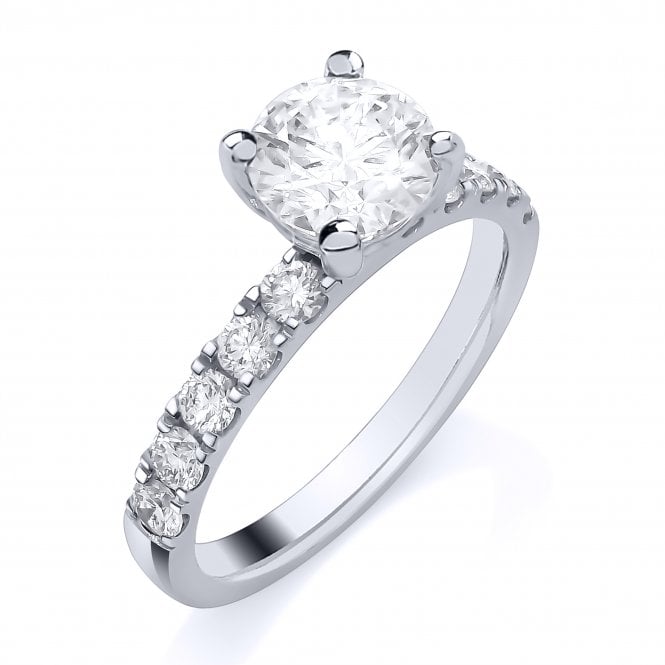 MCN Fine Jewellery Round Cut Lab Grown Diamond Ring