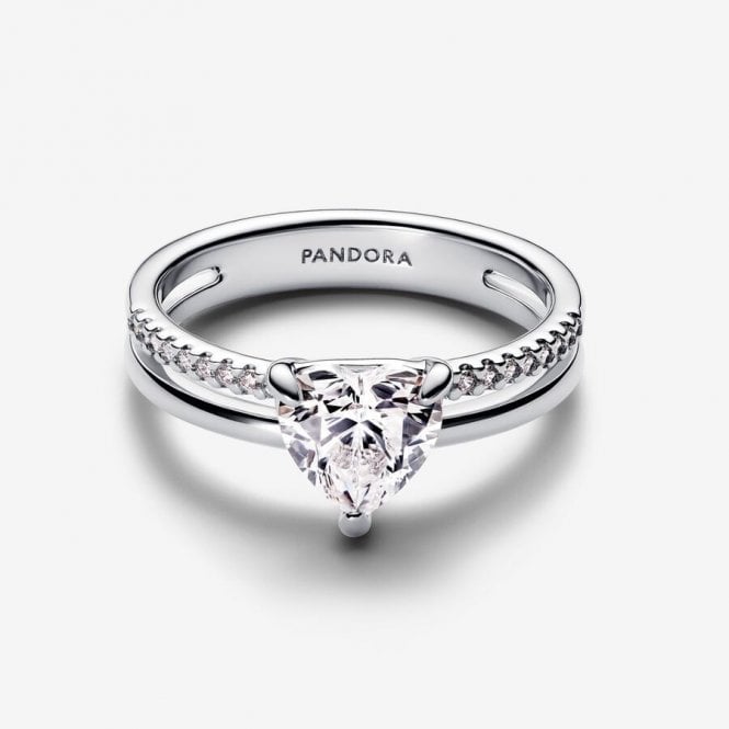 Pandora Double Band Heart Ring 193100C01-52